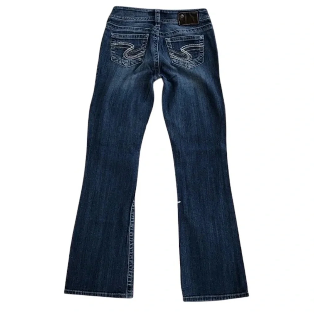SOLD 👖 Silver Suki Bootcut Jeans W26 L30 Stretch Medium Wash Denim 👖💙 - Picture 8 of 8